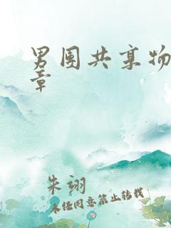 男团共享物第一章