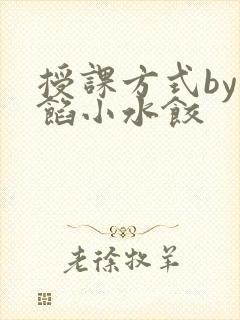 授课方式by肉馅小水饺