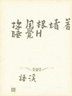 攻用根堵着小受睡觉H