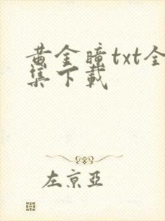 黄金瞳txt全集下载