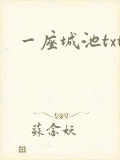 一座城池txt