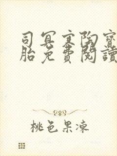 司冥寒陶宝六胞胎免费阅读笔趣阁