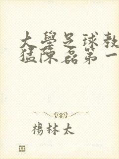 大学足球教练王猛陈磊第一篇