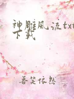 神雕风流txt下载