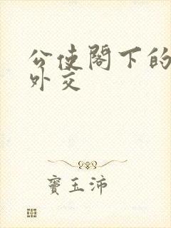 公使阁下的秘密外交