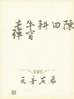 老牛耕田陈雪无弹窗