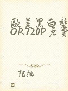 欧美黑白双插OOR720P免费