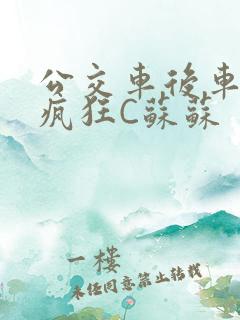 公交车后车座的疯狂C苏苏