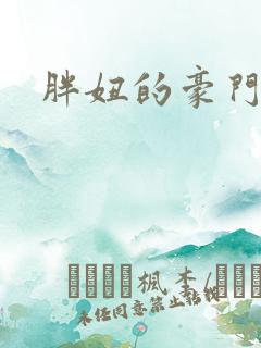 胖妞的豪门之旅