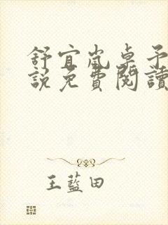 舒宜岚卓予淮小说免费阅读全文