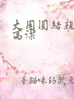 大团圆结亲情会高洁