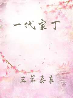 一代家丁