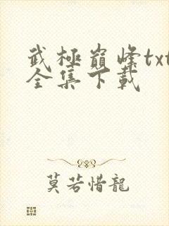 武极巅峰txt全集下载
