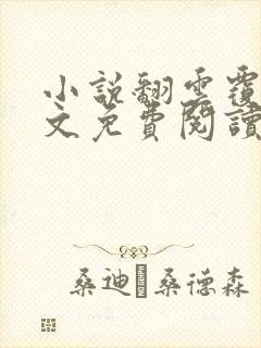 小说翻云覆雨全文免费阅读