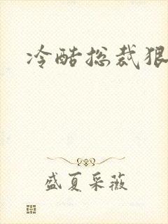 冷酷总裁狠狠爱