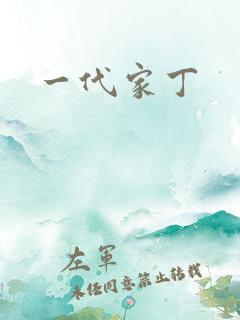 一代家丁