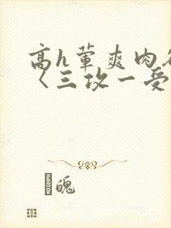 高h荤爽肉欲文〈三攻一受〉视频