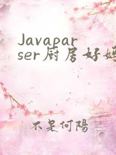 Javaparser厨房好妈妈