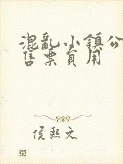 混乱小镇公交车售票员用