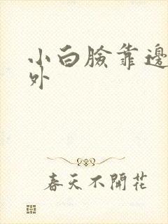 小白脸靠边站番外