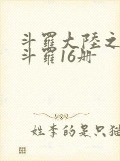 斗罗大陆之终极斗罗16册