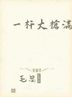 一杆大枪满屋扫