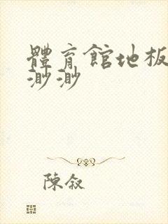 体育馆地板上c渺渺