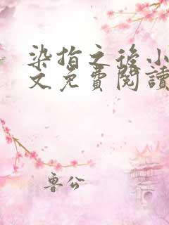 染指之后小说全文免费阅读