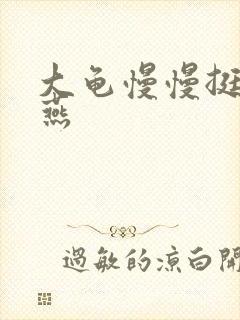 大龟慢慢挺进张燕