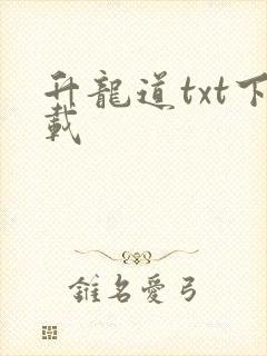 升龙道txt下载