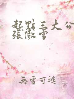 起点三大公交车张傲雪