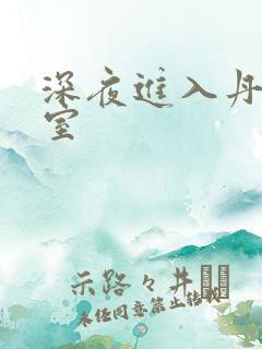 深夜进入丹丹卧室