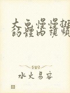 大龟慢慢挺进我的体内视频