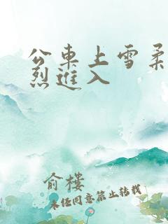 公车上雪柔被猛烈进入