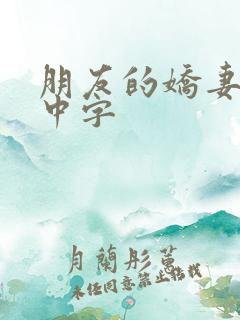 朋友的娇妻hd中字