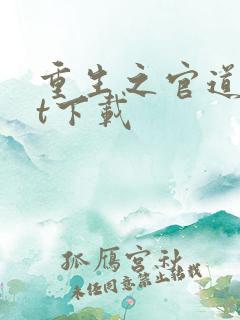 重生之官道txt下载