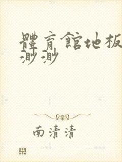 体育馆地板上c渺渺