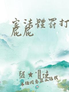 家法体罚打丫鬟屁屁