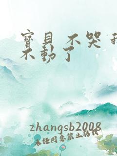 宝贝 不哭 我不动了