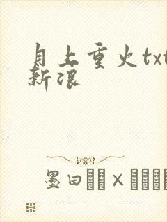 月上重火txt新浪