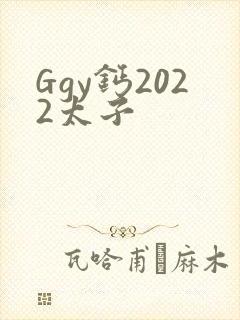 Ggy钙2022太子