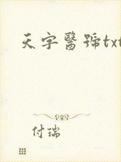 天字医号txt