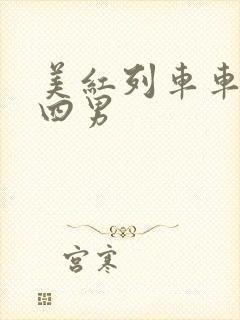 美红列车车厢被四男