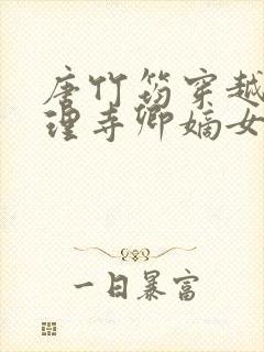 唐竹筠穿越成大理寺卿嫡女的小说