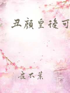 丑颜皇后可倾城