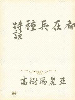 特种兵在都市小说