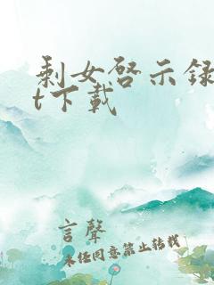 剩女启示录txt下载