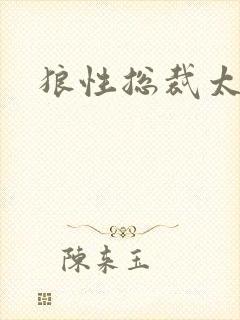 狼性总裁太凶猛