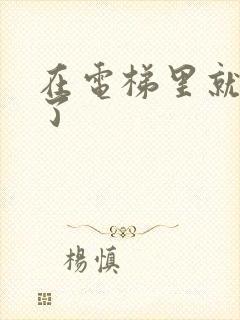 在电梯里就开始了