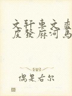 文轩车文爽到头皮发麻河马的秘密河